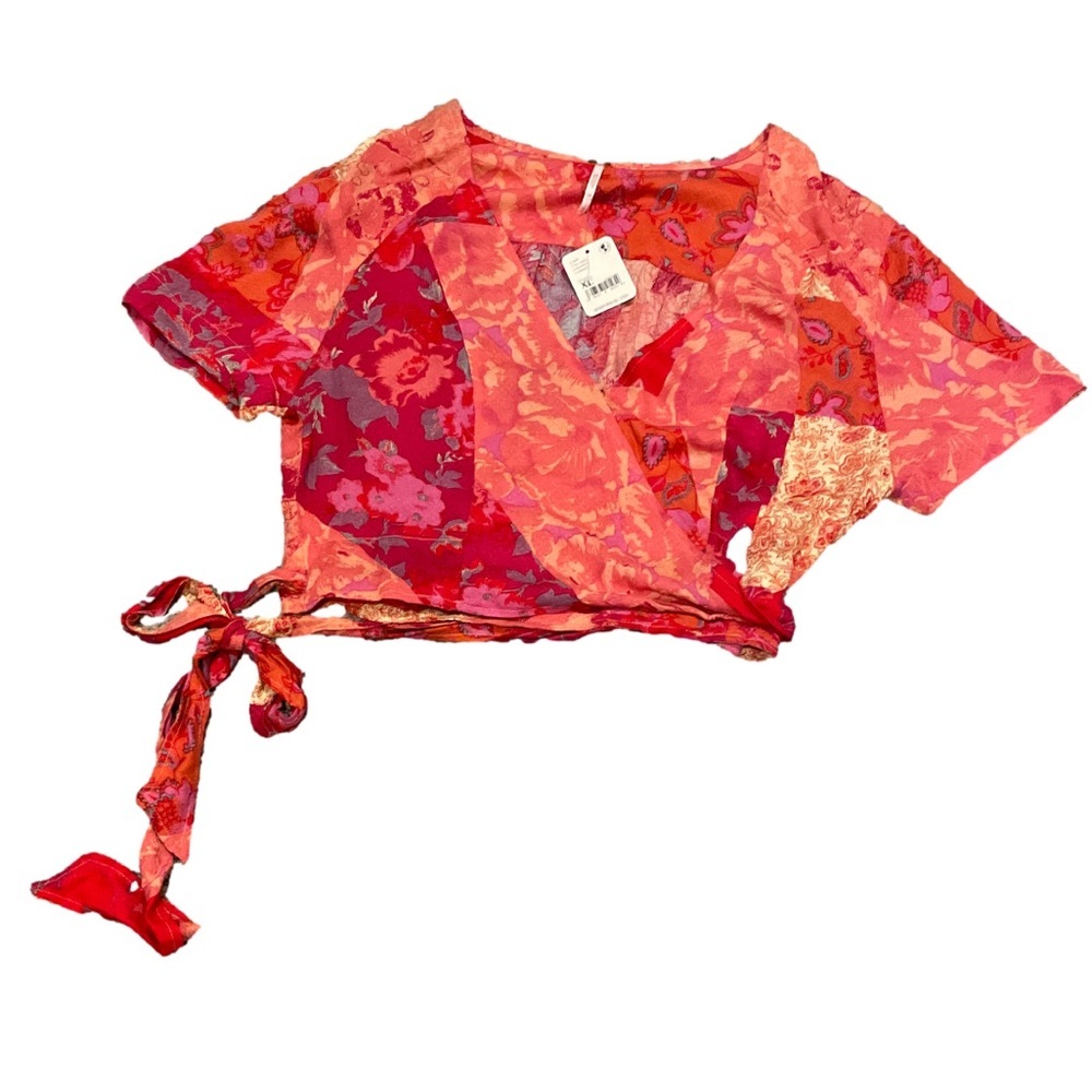 Free People NWT Ashely Wrap boho Crop - Picture 3 of 3